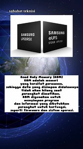 1.9K views · 14 reactions | ROM berfungi sebagai ‼️ Read Only Memory (ROM) ROM adalah memori yang bersifat permanen, sehingga data yang disimpan di dalamnya tidak akan hilang saat perangkat dimatikan. ROM digunakan untuk menyimpan program dan informasi yang dibutuhkan perangkat untuk berfungsi, seperti firmware dan sistem operasi. #reels #fyp #viral #trendireels #fypシ゚viralシ #trending #fypシ゚viralシfypシ゚viralシalシ #trendingnow | sahabat teknisi | Facebook