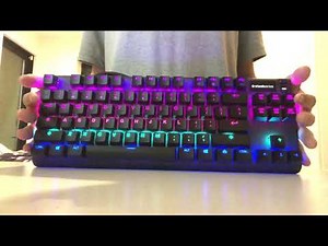 Steelseries Apex 7 tkl keyboard unboxing and review!!!!!