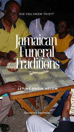 Rachelle on Instagram: "From the set up (dead yard) to the Nine Night, Jamaican funerals are more than just mourning, they’re a mix of culture, community, and celebration of life. 🇯🇲✨ #JamaicanCulture #FuneralTraditions #jamaicanmusic #remix #reggae #jamaicanfood #carribbeanfood #JamaicanTings #CaribbeanCulture #jamaican #jamaicans #jamaicanfood #jamaicajamaica #jamaicalandwelove #jamaicanculture #jamaicanflag"