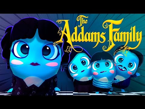 🎃 Addams Family I HALLOWEEN 🦇 Wednesday Addams dancing 👻 Cute cover by The Moonies Official