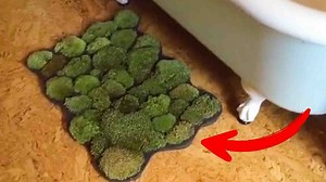 DIY Moss Bath Mat Tutorial