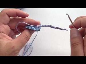 Crochet Octopus, Mini Octopus, Free Pattern - second part (bottom and tentacles).