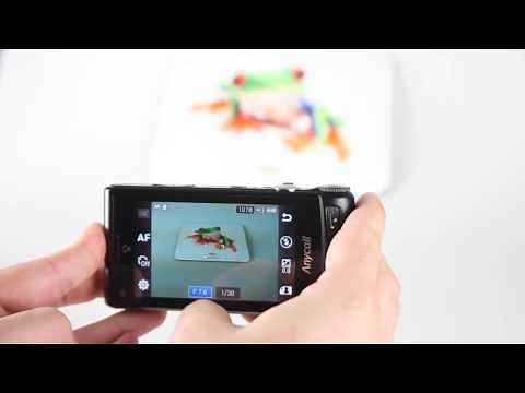 Samsung W880 AMOLED 12M camera UI video demo