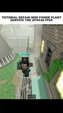 Tutorial repair new power plant survive the apocalypse #survivetheapocalypse #roblox #fyp
