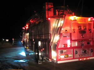 Motorhome Destroyed by Fire