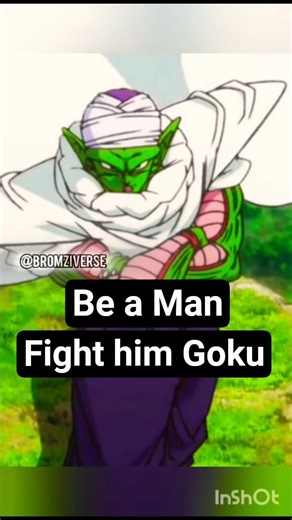 Piccolo Motivates Goku to fight Broly