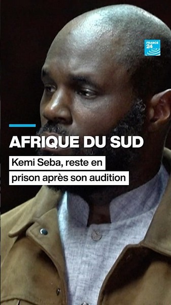 Afrique du Sud : Kemi Seba reste en prison après son audition • FRANCE 24
