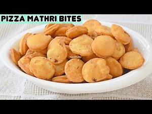 दीवाली के लिए बनाये नए तरीके की पिज़्ज़ा मठरी - Pizza Mathri Bites Recipe - Priya R