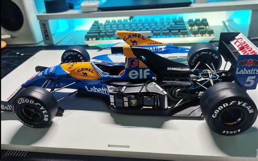 民用模型制作：田宫1：12威廉姆斯FW14B