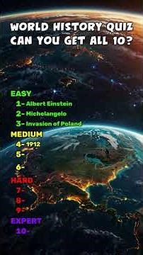 🌎 World History QUIZ