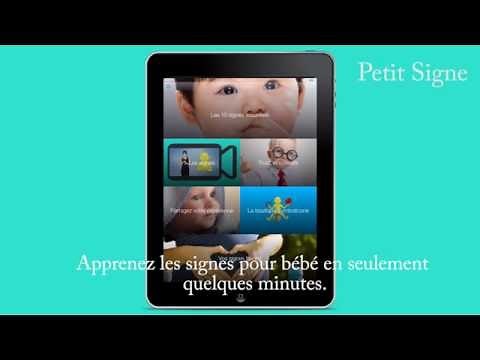 App pour apprendre le langage des signes avec bébé