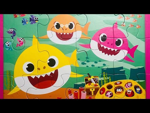 2 x Baby Shark Jigsaw Puzzles for Kids 🧩 Pinkfong