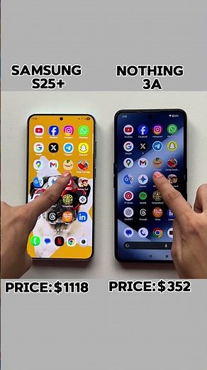 Transparency Beats Samsung? (Nothing 3a vs S25 Plus Speed Test)