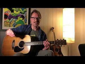 G Blues Shuffle acoustic guitar lesson