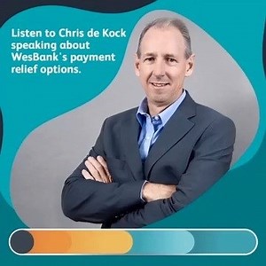 [LISTEN] WesBank CEO, Chris de Kock spoke to Classic 1027 about the payment relief options that the bank is offering to consumers and businesses who have been impacted by COVID-19. Read more here: https://www.wesbank.co.za/manage-account/payment-relief | WesBank
