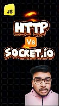 HTTP VS Socket.io #http #httpstatuscodes #backenddevelopment #nodejs #socketio