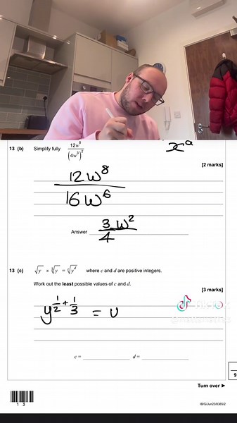 Level 2 Further Maths AQA Paper June 2023 - Paper 2 Q13c #maths #gcsefurthermaths #mattsmaths #gcsehigher #exams