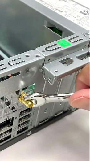 How to install a Wi-Fi antenna and a WLAN card (wireless LAN card) in HP ProDesk 400 G5 SF #Shorts