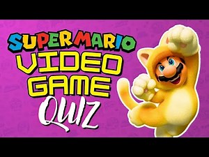 Super Mario Video Game Quiz (Characters, Overworld, Cutscenes, Enemies, Power-Ups)
