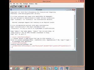 Data Analysis tutorials: 002 Using PostgreSQL and R