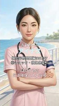 【看護師国家試験】 7月：主要疾患と症状 ⑮ショック・救急急変-5 【救急対応②】AEDの適応／気道確保と人工呼吸