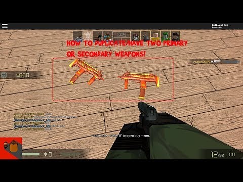 How To Get 2 Primary Or Secondary Weapons in Counter-Blox-Roblox Offensive | Roblox