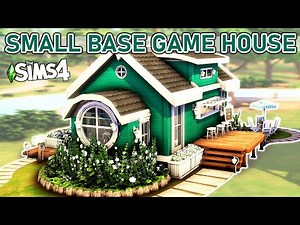 SMALL BASE GAME HOUSE | Base Game only | The Sims 4 Stop Motion Build | No CC