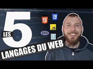 Les 5 LANGAGES DE PROGRAMMATION à connaitre ABSOLUMENT pour commencer à créer des SITES INTERNET