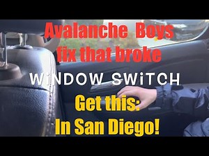 How to fix a Chevy window switch