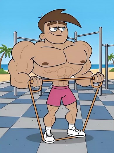 Timmy Turner: Mamadisimo Powerlifting Adventure
