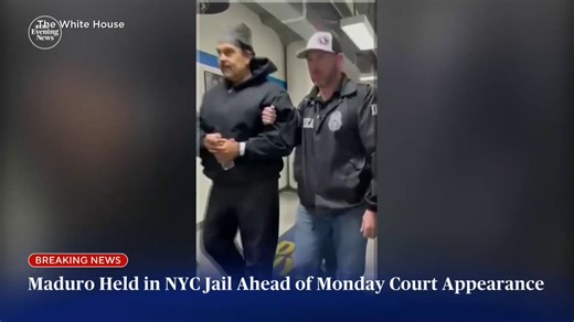 Nicolás Maduro's arraignment is scheduled for noon on Monday. The former Venezuelan president and his wife landed in New York on Saturday, hours after a dramatic military operation that led to their capture. They are now being held at the Metropolitan Detention Center in Brooklyn. CBS News' Matt Gutman has the latest. | CBS Evening News