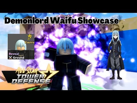 Demonlord Waifu Showcase (Rimuru Reincarnated Slime) All Star Tower Defense Showcases ASTD ROBLOX