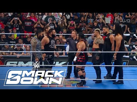 Sami Zayn & Uso Take Down MFTs in Wild Brawl | WWE SmackDown Highlights 08/15/25 | WWE on USA