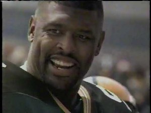 (1997) EDGE Gel Shaving Cream Commercial (Brett Favre / Reggie White - Green Bay Packers)