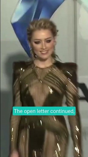 Amber Heard supported in open letter after Johnny Depp trial #shorts