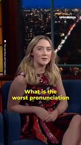 10M views · 77K reactions | #SaoirseRonan clarified how to pronounce these Irish names, including her own correctly..... | Rosa + | Facebook