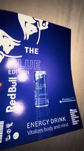 Red Bull Poster 💙 #blue #bluedition #redbull #poster #redbullposter