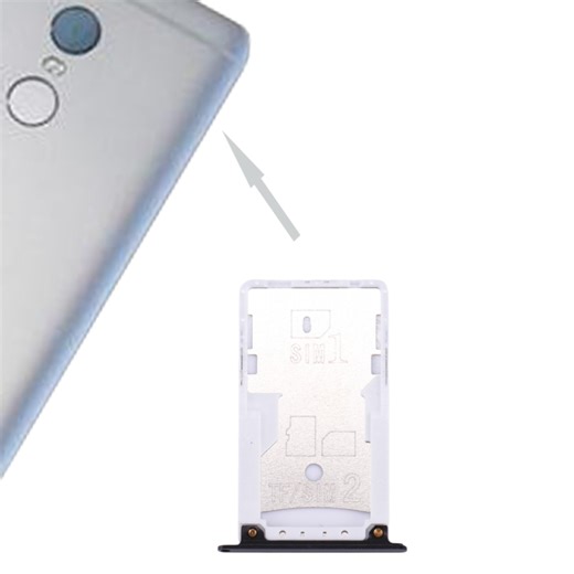 [$0.64] Đối với Xiaomi Redmi Note 4 Khay SIM & SIM / TF (Đen)
