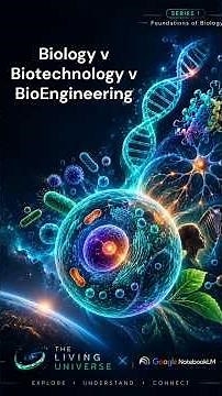 Foundations: 1.13_Biology v Biotechnology v Bioengineering #biotechnology #science