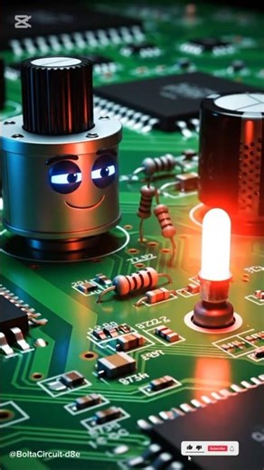 Electronic Components, Talking Circuit, Funny #BoltaCircuit #ElectronicsMadeFun #TalkingComponents