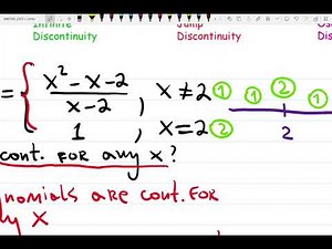 1.5 Continuity - piecewise function example and Intermediate Value Theorem