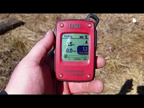 Bushnell backtrack D tour accuracy test. 1