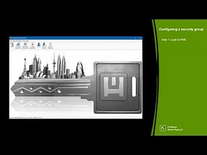PM8 - How to configure a new security group