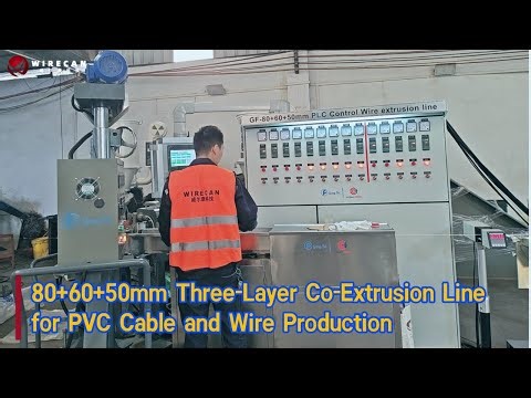 PVC Building Wire Manufacturing Process Using 3 Layer Co-Extrusion Line | WIRECAN