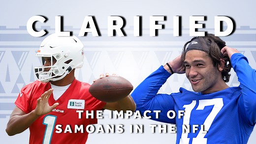 Why are Samoans overrepresented in the NFL?