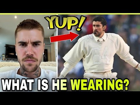 Justin Bieber Reacts to Bad Bunny Super Bowl Outfit | Instagram Live Moment