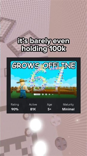 Biggest Roblox falloff 💀 #rblx #robloxrant #roblox #relatable #falloff #growagarden #uk #canada