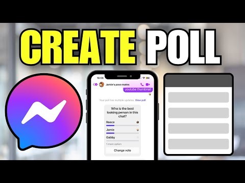 How To Create Poll in Messenger Group Chat (Mobile)