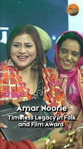 Punjabi Folk Icon Amar Noorie | Timeless Legacy Award at Sapta Sindhu