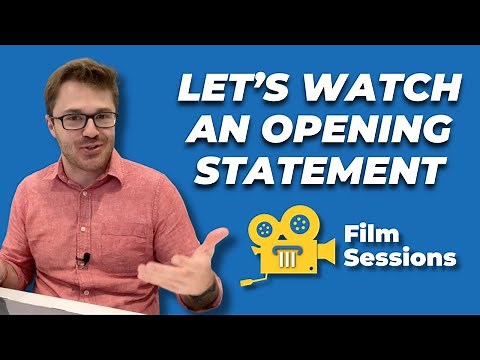 Breaking Down a Great Opening Statement | Mock Trial Film Sessions